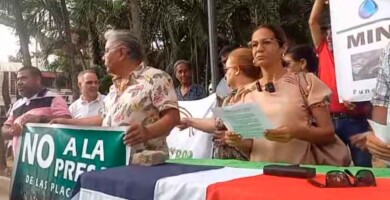 Quieren hacer destrucción masiva y daños graves a la presa de Las Placetas