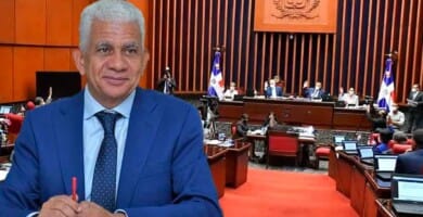 El presidente del Senado, Ricardo de los Santos